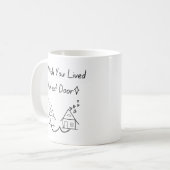 ビースティギフト、長距離Bff友人 コーヒーマグカップ (正面左)