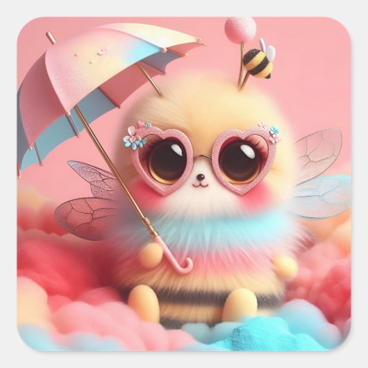 ビーステッカー スクエアシール (正面)