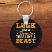 ビーストのような美しいトスのようなカラーガード キーホルダー (正面)