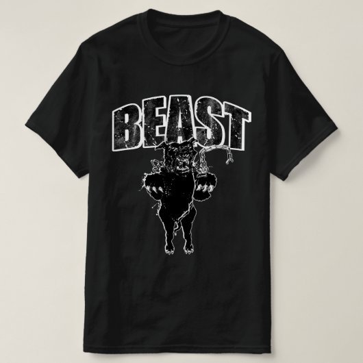 ビーストの怒り Tシャツ (デザイン正面)