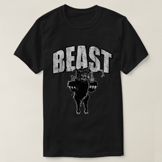 ビーストの怒り Tシャツ (デザイン正面)