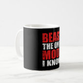 ビーストザオンリーモードアイノウアおもしろいトレーニングジム コーヒーマグカップ (正面左)