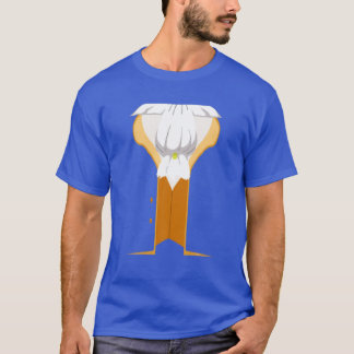 ビーストプリンスモンスターファニーハロウィーンのコスチュームOutfi Tシャツ