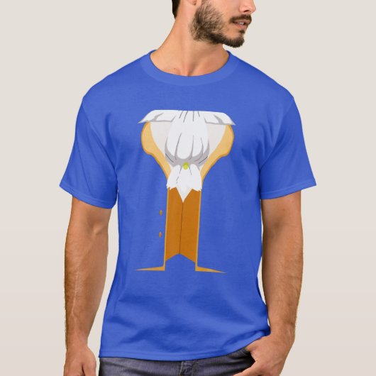 ビーストプリンスモンスターファニーハロウィーンのコスチュームOutfi Tシャツ (正面)