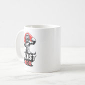 ビーストボックス – キックボクシングライオンデザイン コーヒーマグカップ (正面左)