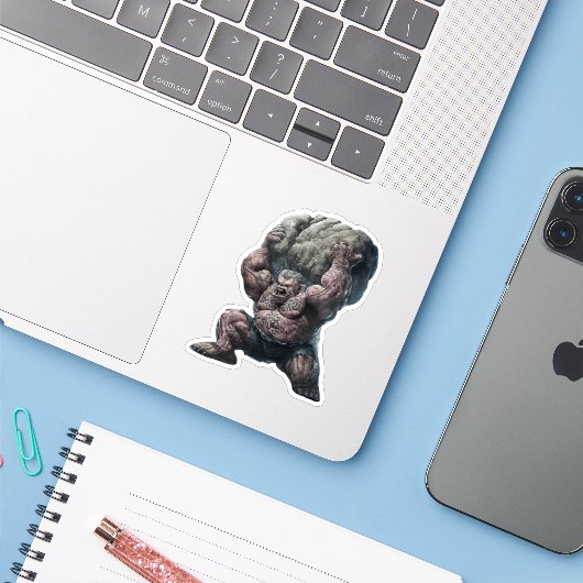 ビーストモンスター シール (ノートパソコンとiPhone)