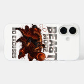 ビーストモードの電話の壁紙 – 言い訳なしスポーツ Case-Mate iPhoneケース (裏面 (横))