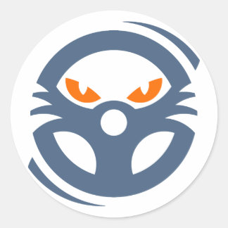 ビーストモードレーシングステッカー ラウンドシール