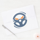 ビーストモードレーシングステッカー ラウンドシール (封筒)