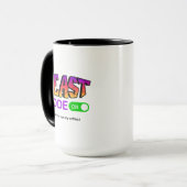 ビーストモード発動 - Java好きのための面白いコーヒーマグ マグカップ (正面左)