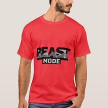 ビーストモード フィットネス モチベーション 引用Tシャツ