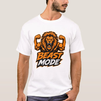 ビーストモード ライオン 筋トレ トレーニング Tシャツ