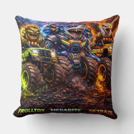 ビーストライダーズ モンスタートラック究極のトリオ グロ クッション