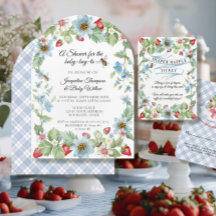 ビーストロベリーシャワーにベリー甘い男の赤ちゃん