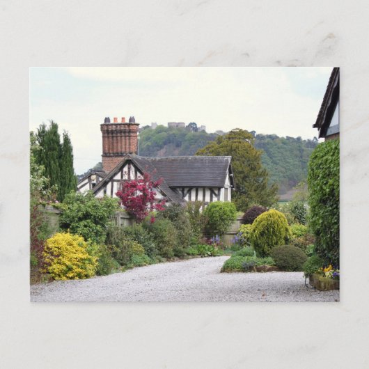 ビーストンキャッスルビュー ポストカード (正面)