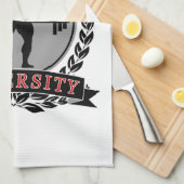 ビースト大学ボディビルキッチンタオル キッチンタオル (四つ折り)