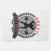 ビースト大学ボディビルキッチンタオル キッチンタオル (横)