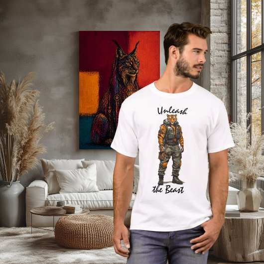ビースト解放タクティカルタイガーTシャツ Tシャツ