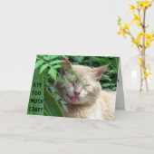 ビースト誕生日カード カード (黄色い花)