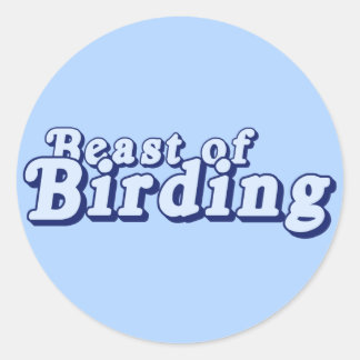 ビースト・オブ・野鳥観察 ラウンドシール