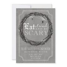 ビースホラーハローウィンパーティ招待状