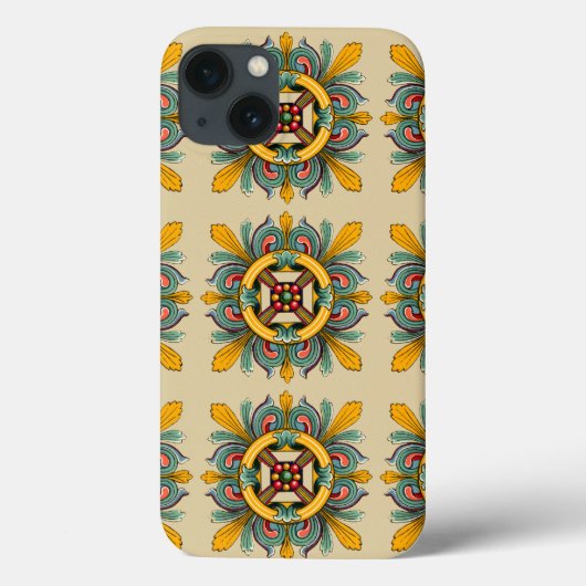 ビースワッビクトリアンクタイルデザイン Case-Mate iPhoneケース (裏面)