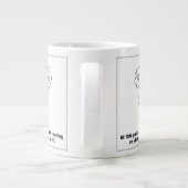 ビーズとWi-Fiで走るマグカップ - 楽しいコーヒーカップ ジャンボコーヒーマグカップ (裏面)