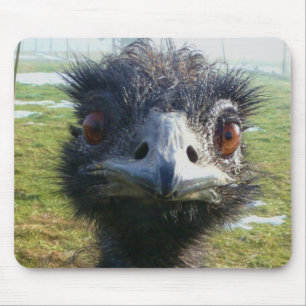 ビーズのような目EMU マウスパッド