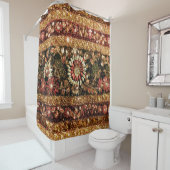 ビーズのインドのサリーの写真のシャワー・カーテン シャワーカーテン (インサイチュ)