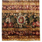 ビーズのインドのサリーの写真のシャワー・カーテン シャワーカーテン (正面)