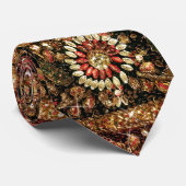 ビーズのインドのサリーの写真 ネクタイ (ロール)