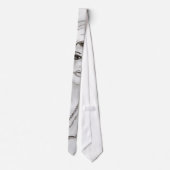 ビーズのフラッパーの女の子 ネクタイ (裏面)