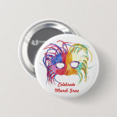 ビーズのマスク –  缶バッジ (正面&裏面)