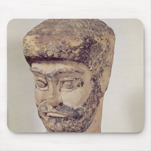 ビーズの人の頭部、紀元前のc.1800 マウスパッド (正面)