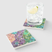 ビーズの収カラフル集 ストーンコースター (横)