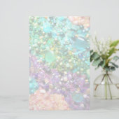 ビーズの収カラフル集 便箋 (スタンド正面)