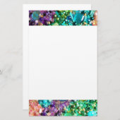 ビーズの収カラフル集 便箋 (正面/裏面)