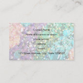 ビーズの収カラフル集 名刺 (裏面)