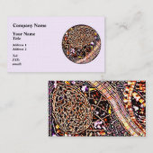 ビーズの施されたビクトリアン時代の財布 名刺 (正面/裏面)