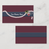 ビーズの精通した 名刺 (正面/裏面)