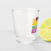 ビーズまたはマルディグラおもしろいスの贈り物が発生しなかった ショットグラス (左)