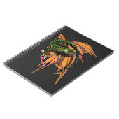 ビーズアノール・リザード ノートブック (左側)