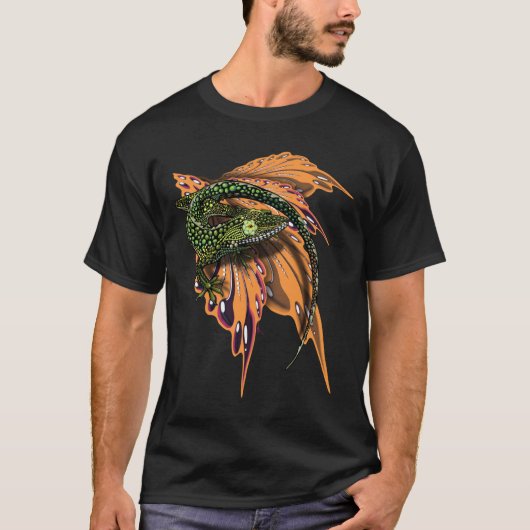 ビーズアノール・リザード Tシャツ (正面)