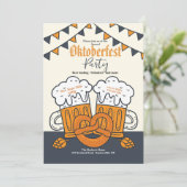 ビーズアンドプレッツェルオクトーバーフェスト招待状 招待状 (スタンド正面)