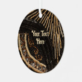 ビーズアールデコヴィンテージ財布 – カスタム文字 メタルオーナメント (正面左)