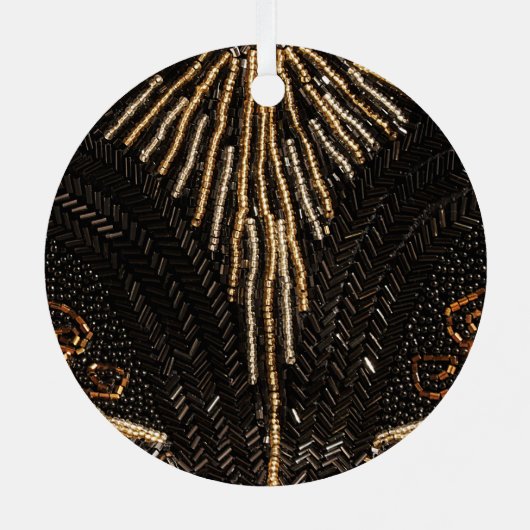 ビーズアールデコヴィンテージ財布 – カスタム文字 メタルオーナメント (裏面)