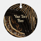 ビーズアールデコヴィンテージ財布 – カスタム文字 メタルオーナメント (正面)