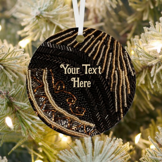 ビーズアールデコヴィンテージ財布 – カスタム文字 メタルオーナメント (インサイチュ)