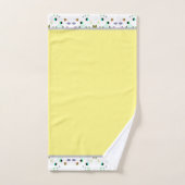 ビーズイエローバスタオールセット バスタオルセット (ハンドタオル)