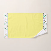 ビーズイエローバスタオールセット バスタオルセット (ハンドタオル)